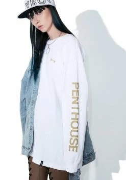 HUF Tops Pure Penthouse Long Sleeve Tee