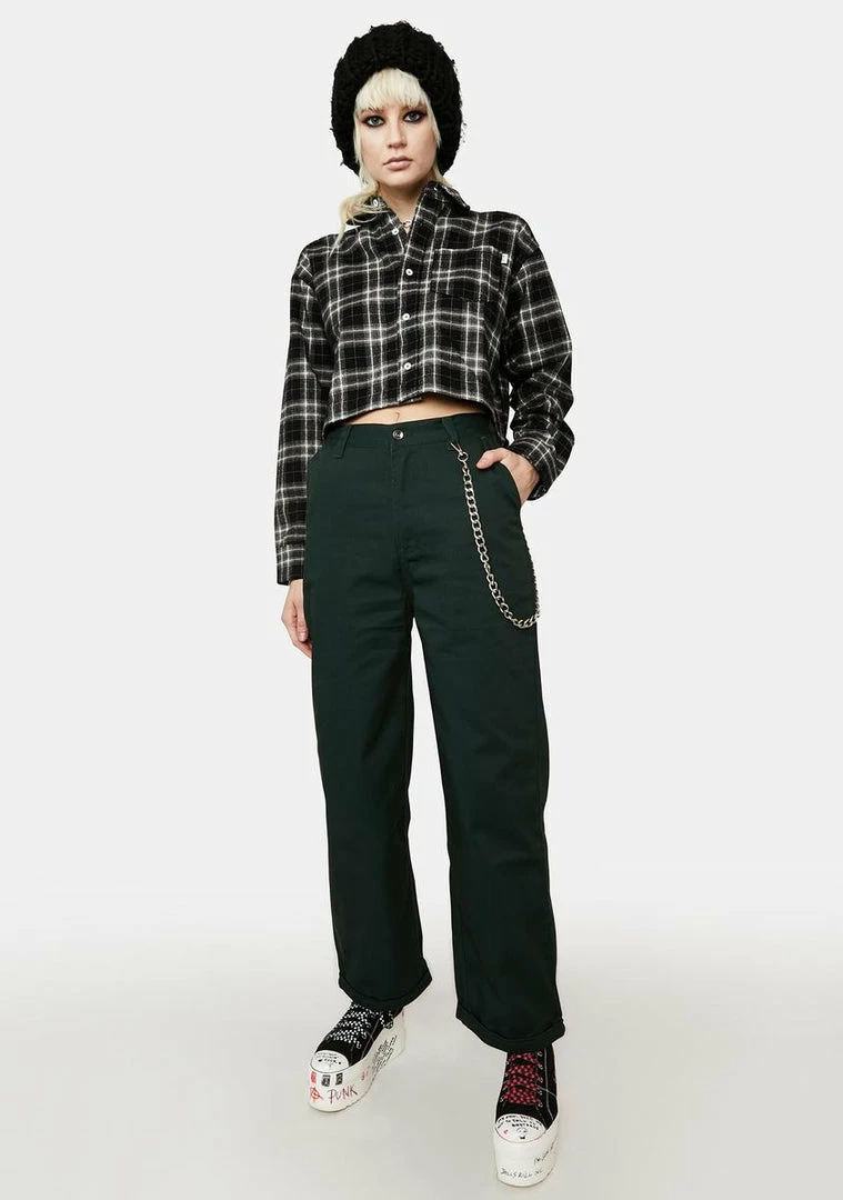 Hot Sale ๐ HUF Twill Baggie Pants Bottoms โจ 4 HUF Twill Baggie Pants Bottoms