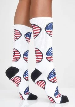 HUF Bummer USA Crew Socks