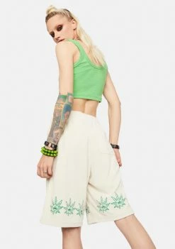 HUF Green Buddy Terry Cloth Shorts