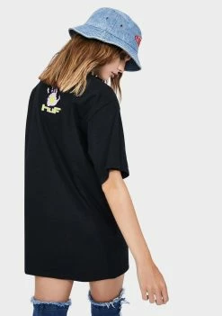 HUF Black Deep House Graphic Tee