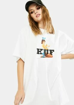 HUF X Playboy Bunny Logo Graphic Tee