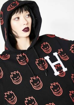 Best Sale ๐ HUF Spitfire Bighead Pullover Hoodie ๐ฅฐ 8 HUF Spitfire Bighead Pullover Hoodie