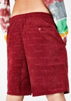 HUF Bottoms Fuck It Corduroy Shorts