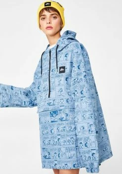 HUF Outerwear Peanuts Spikes Indigo Anorak