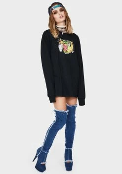 HUF Tops The Munchies Long Sleeve Graphic Tee