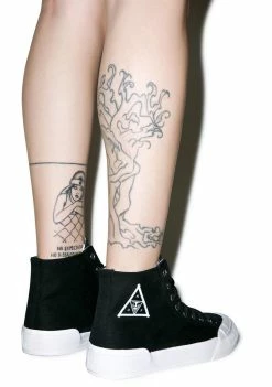 HUF X Obey Classic Hi Top Sneakers