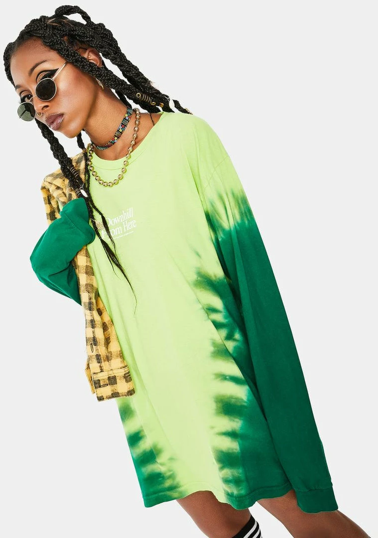 Brand new π HUF Bio Lime Widow Long Sleeve Graphic Tee Tops π 6 HUF Bio Lime Widow Long Sleeve Graphic Tee Tops