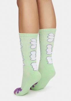 Mint Huf N Puff Buddy Socks