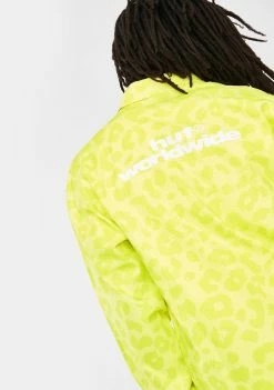 HUF Outerwear Neo Leopard Coach Jacket