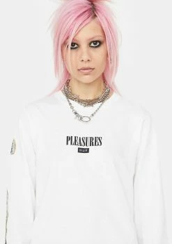 HUF X Pleasures Spore Graphic Tee Tops