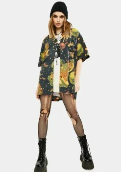 HUF Tonight Tonight Short Sleeve Woven Top