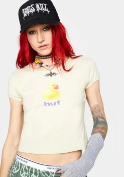 HUF Tops Baby Knit Graphic Tee
