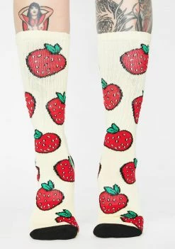 HUF Strawberry Crew Socks Socks & Tights