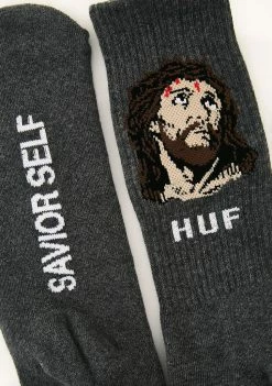 HUF Charcoal December Dudes Series Socks Socks & Tights
