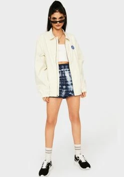 HUF Off White Aire Coach Jacket