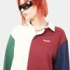 HUF Mick Color Block Rugby Polo Shirt
