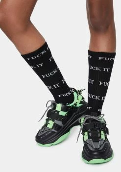 HUF Black Eff It Crew Socks