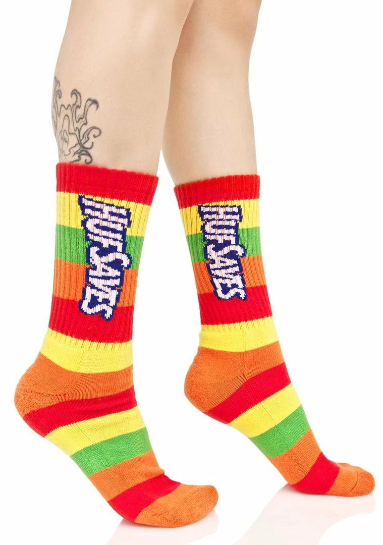 Outlet 🌟 Socks & Tights HUF Saves Crew 🧦 Socks ❤️ 3 Socks & Tights HUF Saves Crew Socks