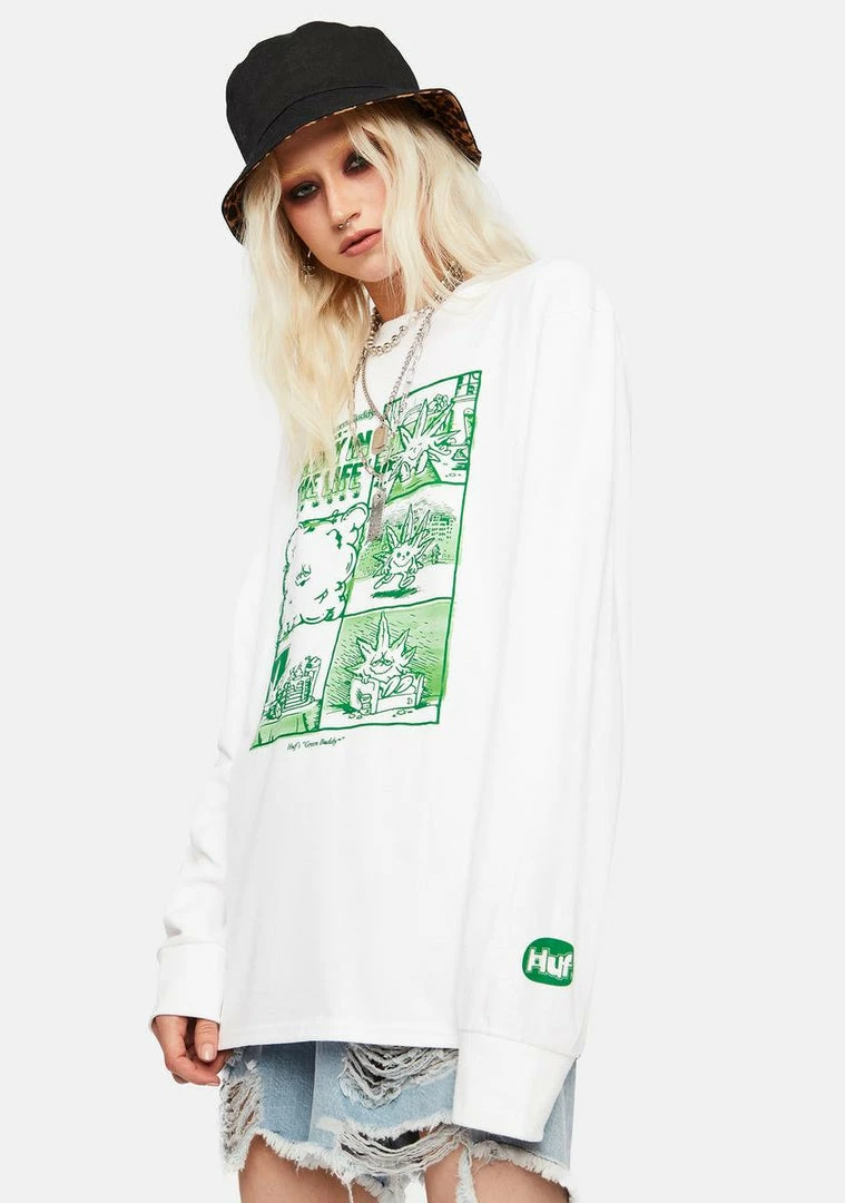 Buy ๐ HUF Day In The Life Graphic Tee ๐ฅ 4 HUF Day In The Life Graphic Tee