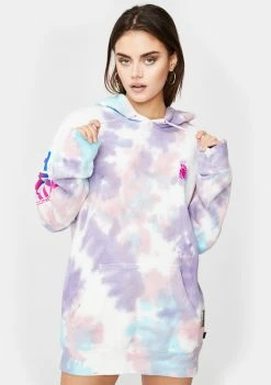HUF Tops X Trojan Ecstasy Tie Dye Hoodie