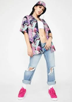 HUF Tops Paraiso Resort Button Up Shirt