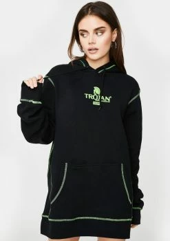 HUF Tops X Trojan Contrast Pullover Hoodie