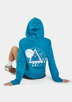 HUF Moons Graphic Pullover Hoodie Tops