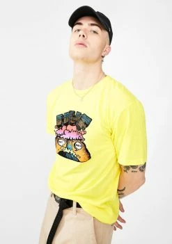 HUF Blazing Yellow Pulp Graphic Tee Tops