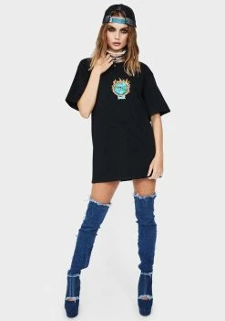 Best Pirce ❤️ HUF Tops Sick Sad World Graphic Tee ⌛ 8 HUF Tops Sick Sad World Graphic Tee