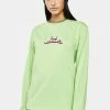 HUF Lime Drinking With The Devil Graphic Long Sleeve Tee Tops