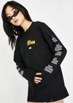 HUF X Pulp Fiction Bad MF Long Sleeve Tee