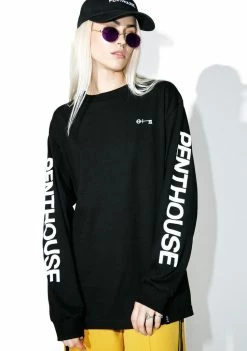 HUF Tops Penthouse Long Sleeve Tee