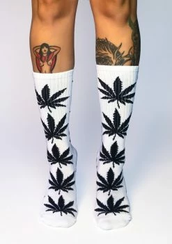 HUF Socks & Tights White Plantlife Crew Socks