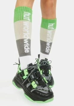 HUF White Peak Stripe Socks