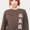 HUF Graphic Pullovers & Hoodies Crown Stack Graphic Crewneck