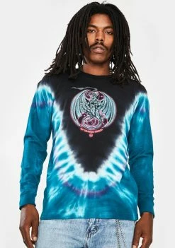 Green Huf The Magic Dragon Graphic Tee Tops