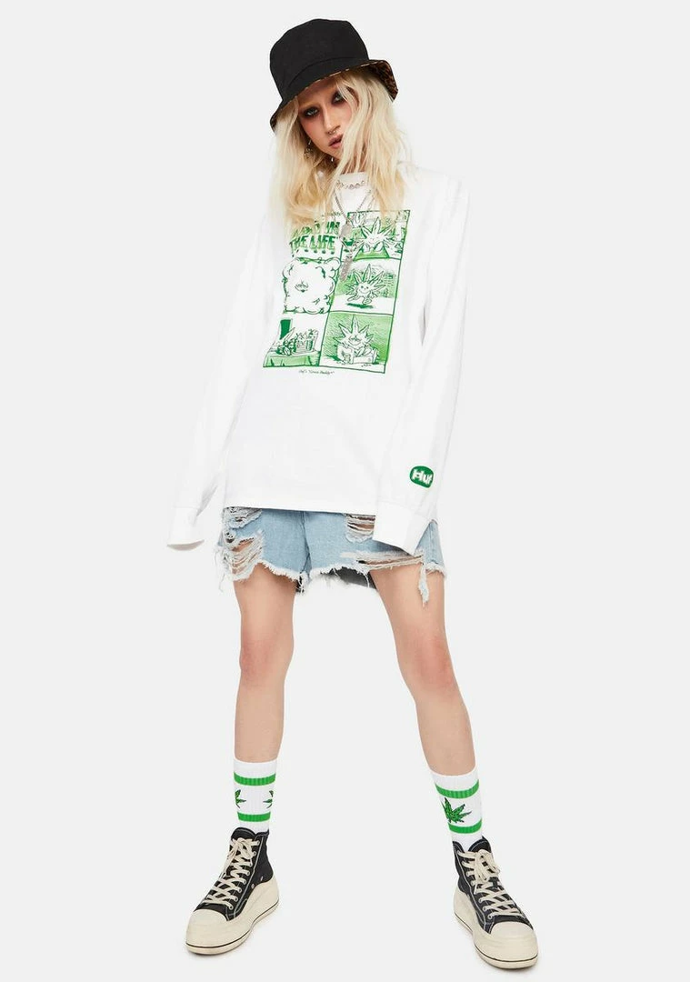 Buy ๐ HUF Day In The Life Graphic Tee ๐ฅ 5 HUF Day In The Life Graphic Tee