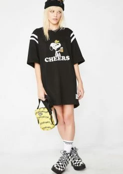 HUF Peanuts Cheers Football Jersey Tops