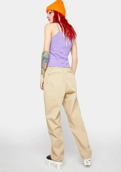HUF Bottoms Tan Women's Skate Pants