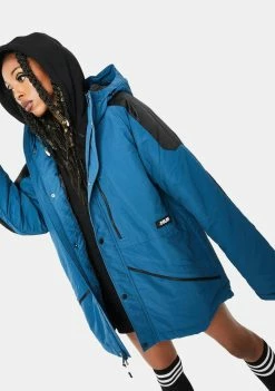 HUF Digital Teal Horizon Trail Jacket