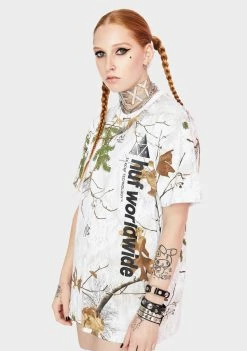 HUF Realtree Peak Logo Graphic Tee Tops