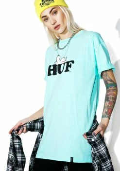 Best Sale ⌛ HUF Tops X Snoopy Classic Tee ❤️ 9 HUF Tops X Snoopy Classic Tee