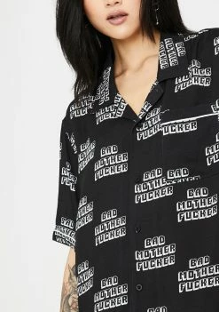 HUF X Pulp Fiction Bad MF Woven Shirt