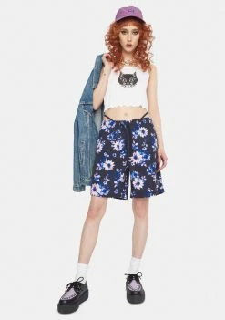 Promo ๐ HUF Bottoms Night Dazy Easy Shorts ๐ 8 HUF Bottoms Night Dazy Easy Shorts