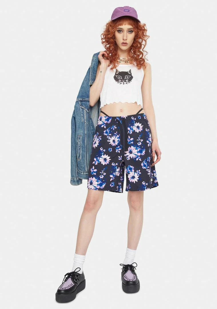 Promo ๐ HUF Bottoms Night Dazy Easy Shorts ๐ 5 HUF Bottoms Night Dazy Easy Shorts