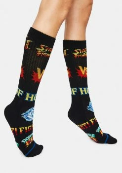 HUF Street Fighter Graphic Crew Socks