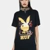 HUF X Playboy Club Tour Graphic Tee Tops