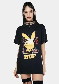 HUF X Playboy Club Tour Graphic Tee Tops