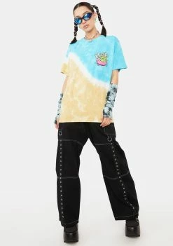 HUF Tops Life's A Beach Tie Dye Tee